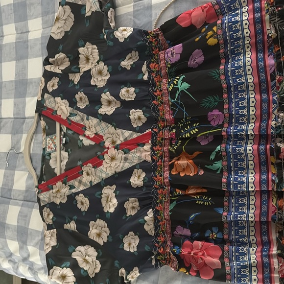 Johnny Was Black Floral Long Sleeve Dress - Picture 9 of 9